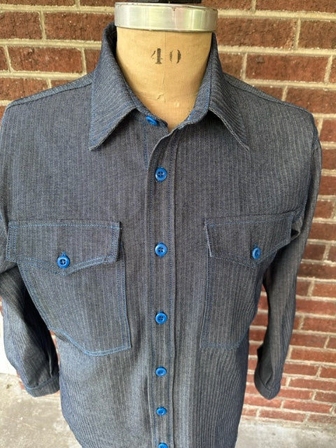 Cool Ruler Herringbone Shirt